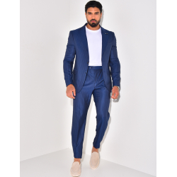 Ensemble de costume 3 pièces à rayures Ensemble de costume 3 pièces à rayures
