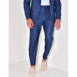 Ensemble de costume 3 pièces à rayures Ensemble de costume 3 pièces à rayures