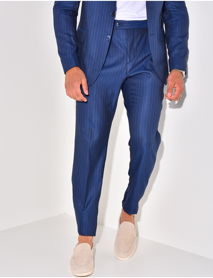 Ensemble de costume 3 pièces à rayures Ensemble de costume 3 pièces à rayures