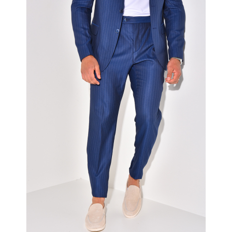 Ensemble de costume 3 pièces à rayures Ensemble de costume 3 pièces à rayures