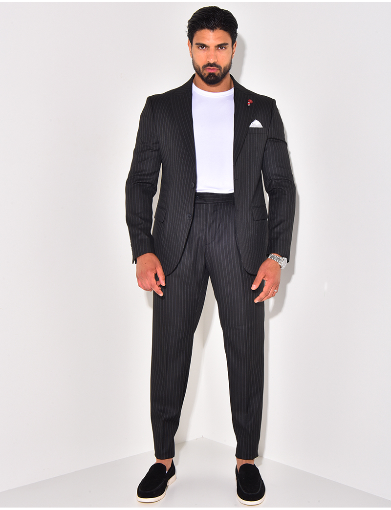 Ensemble de costume pièces à rayures