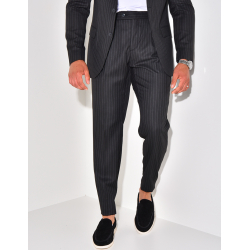 Ensemble de costume 3 pièces à rayures Ensemble de costume 3 pièces à rayures