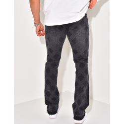 Jeans flare à perle Jeans flare à perle