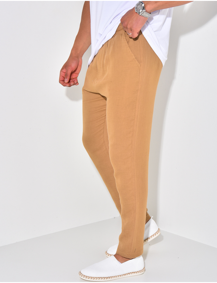 Pantalon en coton