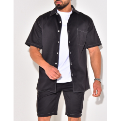 Ensemble short et chemise à poches Ensemble short et chemise à poches