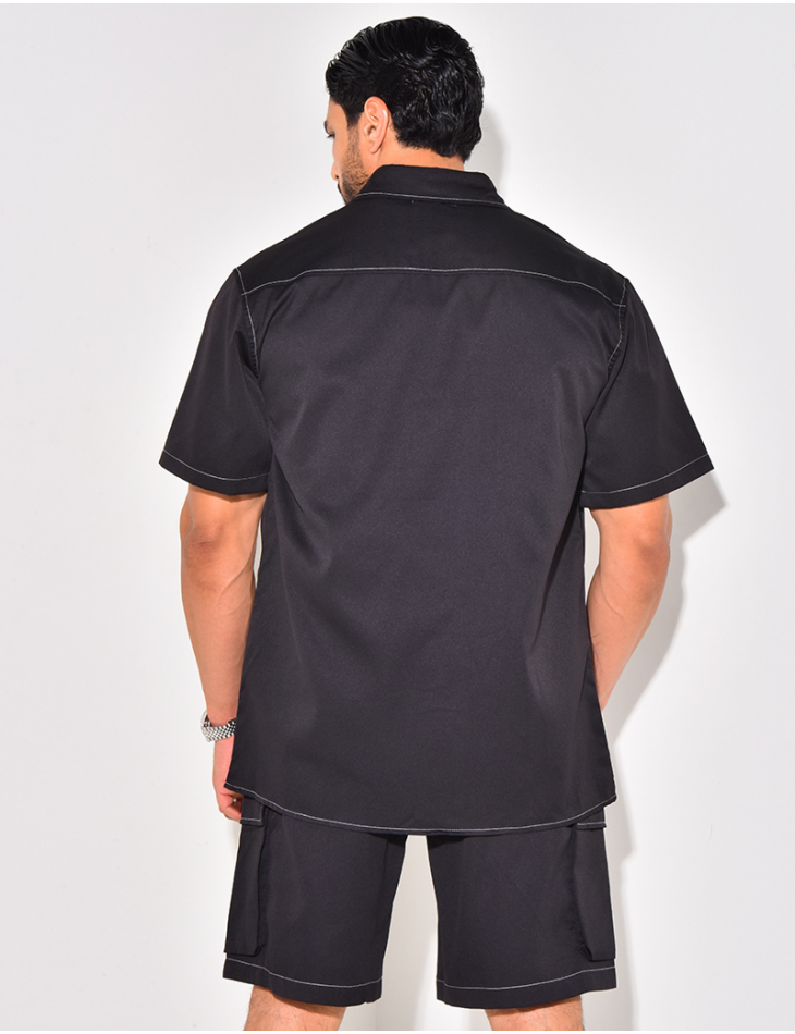 Ensemble short et chemise à poches Ensemble short et chemise à poches