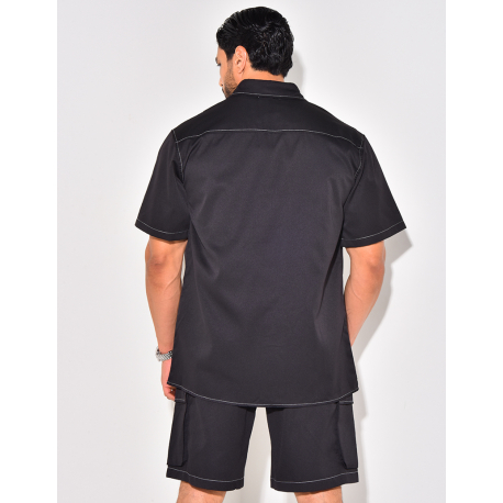 Ensemble short et chemise à poches Ensemble short et chemise à poches