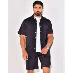 Ensemble short et chemise à poches Ensemble short et chemise à poches