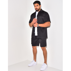Ensemble short et chemise à poches Ensemble short et chemise à poches