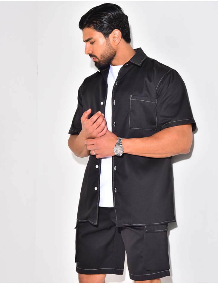 Ensemble short et chemise à poches Ensemble short et chemise à poches
