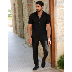 Ensemble pantalon et chemise plissé Ensemble pantalon et chemise plissé