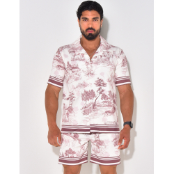 Ensemble short et chemise manches courtes Ensemble short et chemise manches courtes