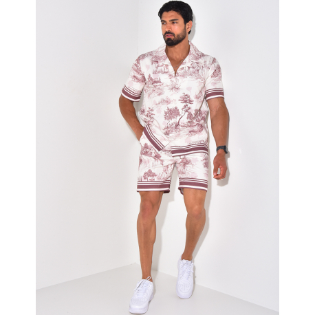 Ensemble short et chemise manches courtes Ensemble short et chemise manches courtes