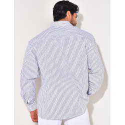 Chemise rayée manches longues Chemise rayée manches longues