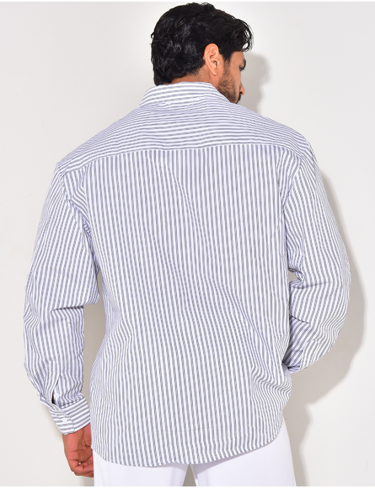 Chemise rayée manches longues Chemise rayée manches longues