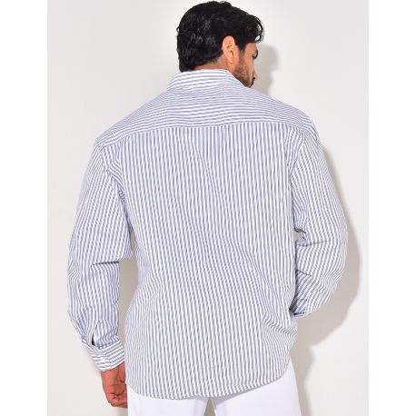 Chemise rayée manches longues Chemise rayée manches longues