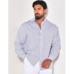 Chemise rayée manches longues Chemise rayée manches longues