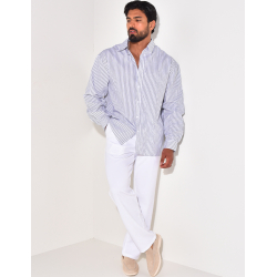 Chemise rayée manches longues Chemise rayée manches longues