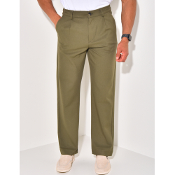 Pantalon à ceinture élastique