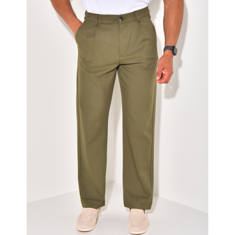 Pantalon à ceinture élastique