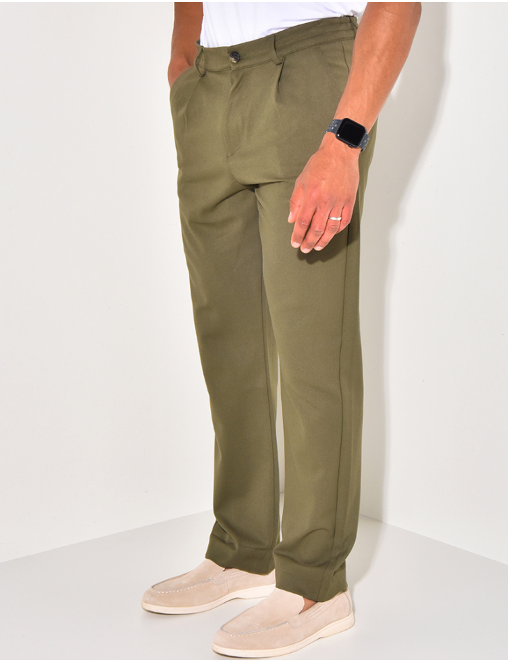 Pantalon à ceinture élastique