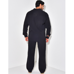 Ensemble pantalon et chemise manches longues oversize en coton Ensemble pantalon et chemise manches longues oversize en coton