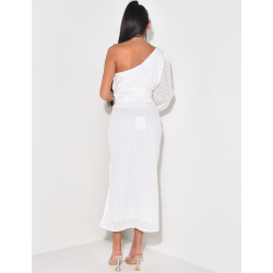 Ensemble  jupe longue et top asymétrique Ensemble  jupe longue et top asymétrique