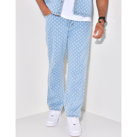 Ensemble jeans et veste destroy Ensemble jeans et veste destroy