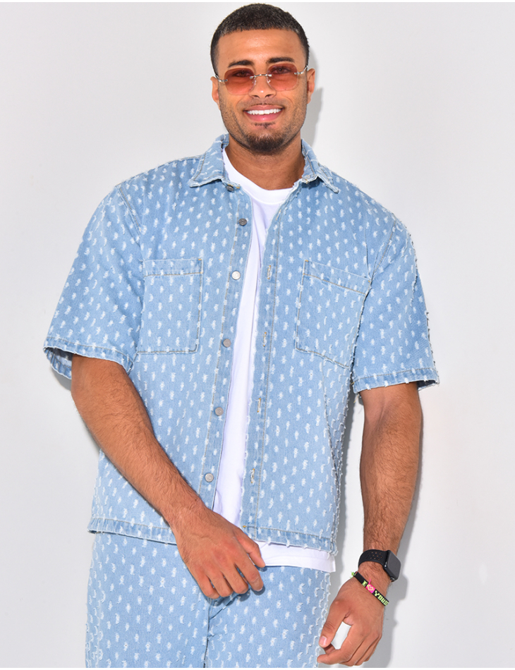 Ensemble jeans et veste destroy Ensemble jeans et veste destroy