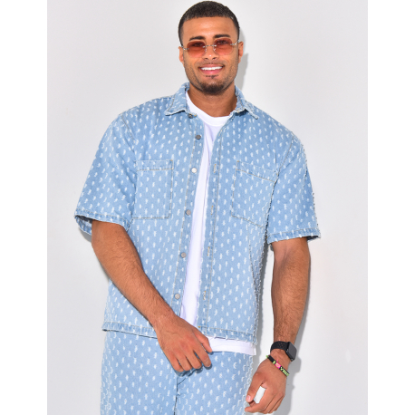 Ensemble jeans et veste destroy Ensemble jeans et veste destroy