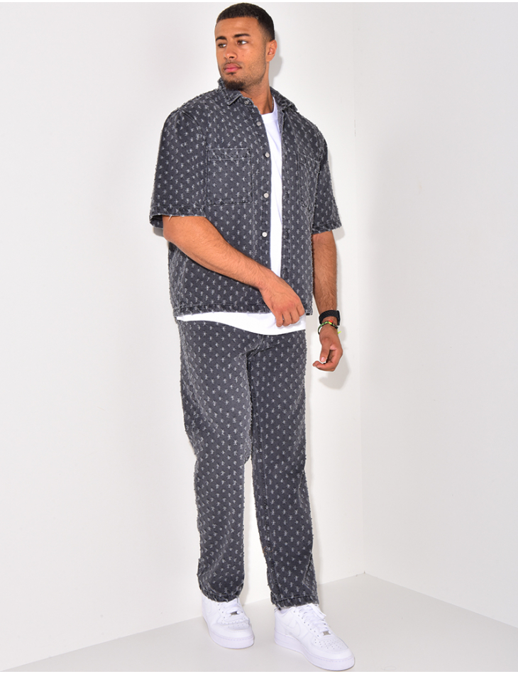 Ensemble jeans et veste destroy Ensemble jeans et veste destroy