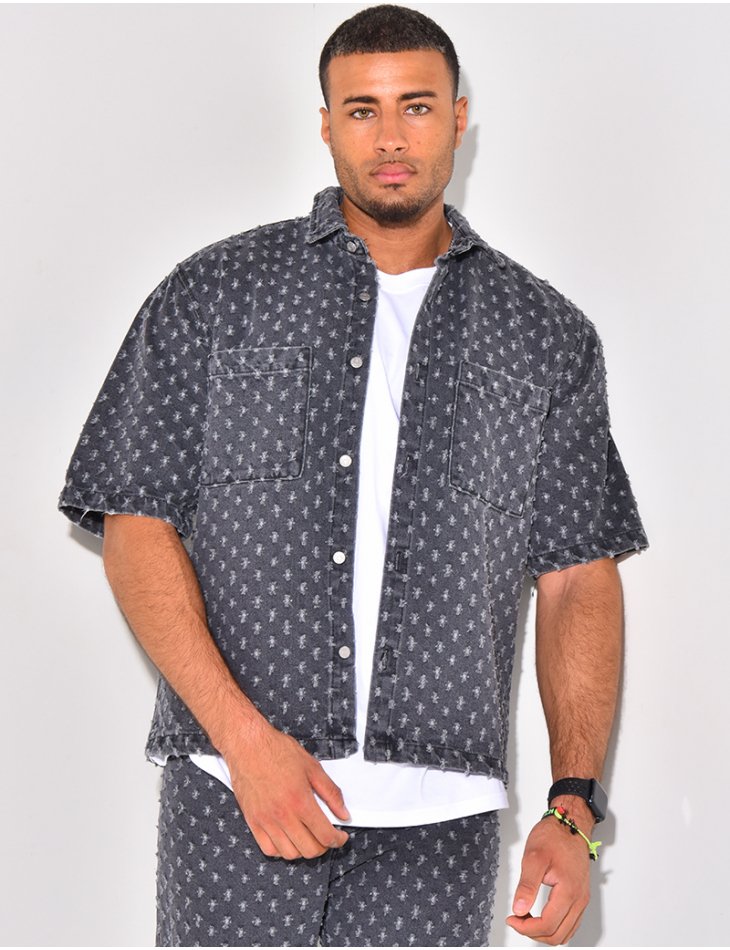 Ensemble jeans et veste destroy Ensemble jeans et veste destroy