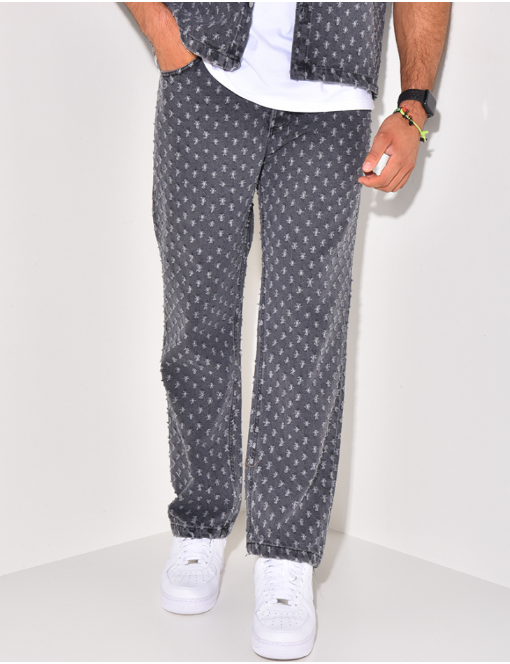 Ensemble jeans et veste destroy Ensemble jeans et veste destroy