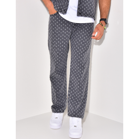 Ensemble jeans et veste destroy Ensemble jeans et veste destroy