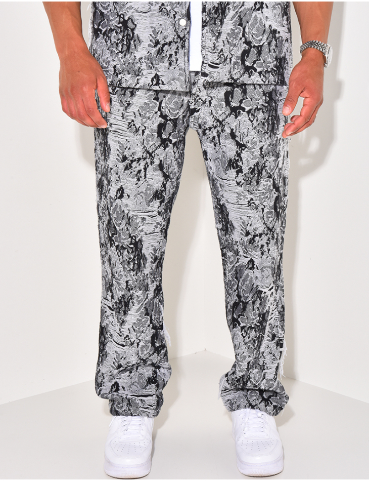 Ensemble jeans et veste destroy Ensemble jeans et veste destroy