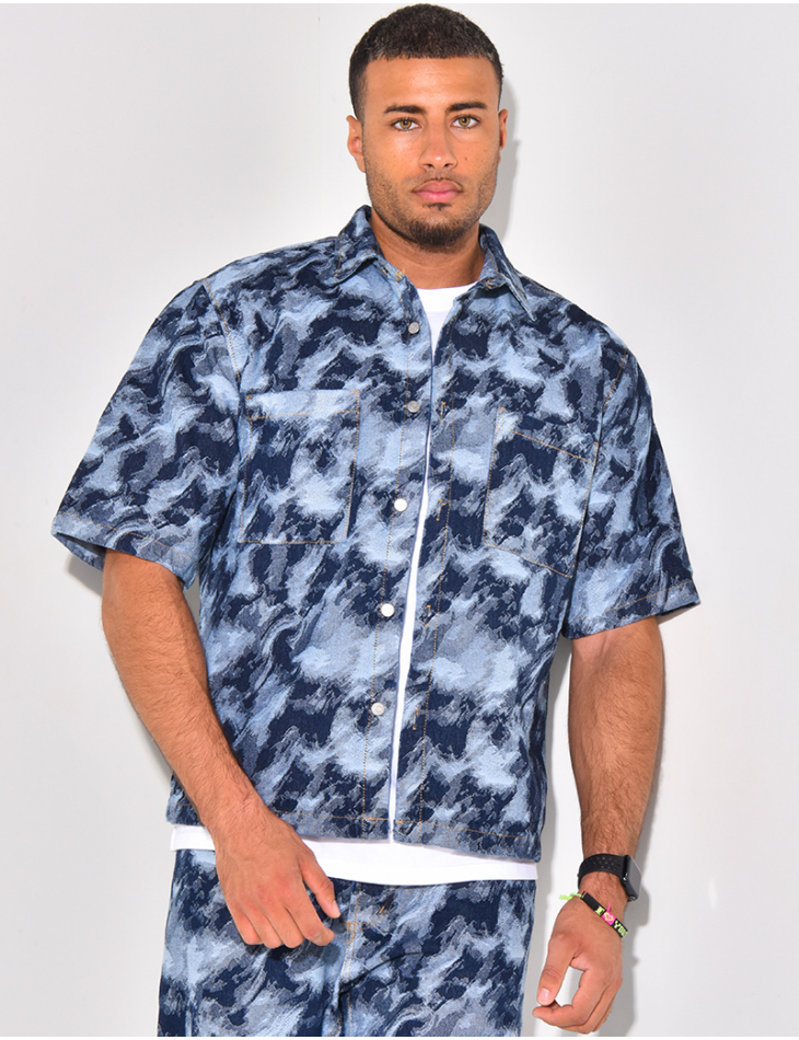 Ensemble jeans et veste destroy