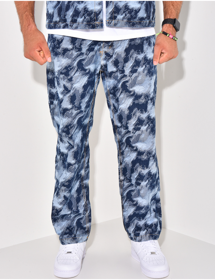 Ensemble jeans et veste destroy