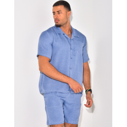 Ensemble short et chemise à poches Ensemble short et chemise à poches