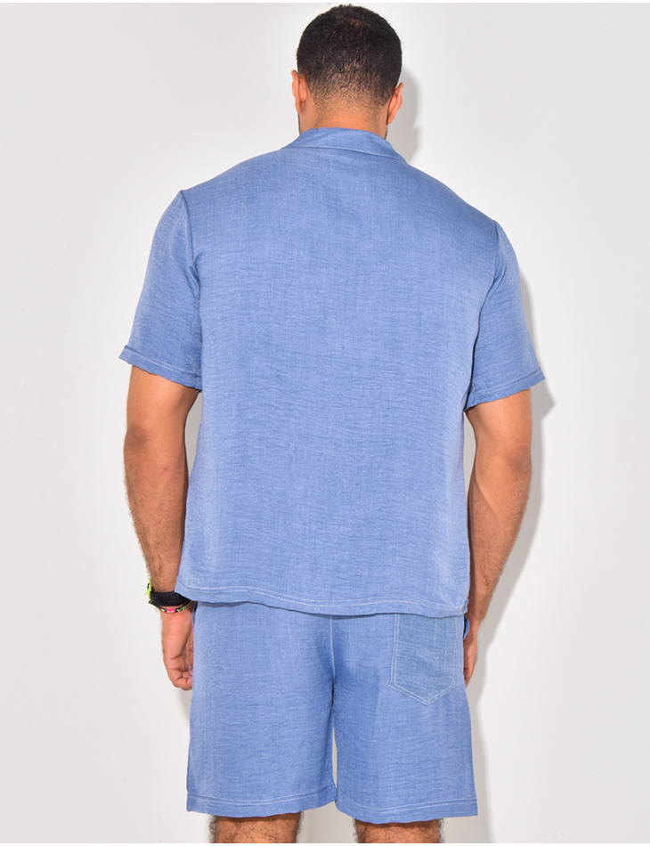 Ensemble short et chemise à poches Ensemble short et chemise à poches