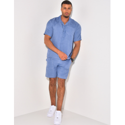 Ensemble short et chemise à poches Ensemble short et chemise à poches
