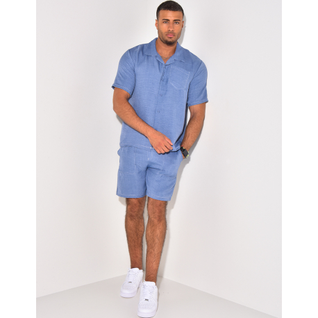 Ensemble short et chemise à poches Ensemble short et chemise à poches