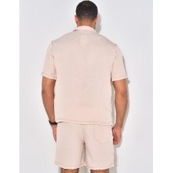 Ensemble short et chemise à poches Ensemble short et chemise à poches