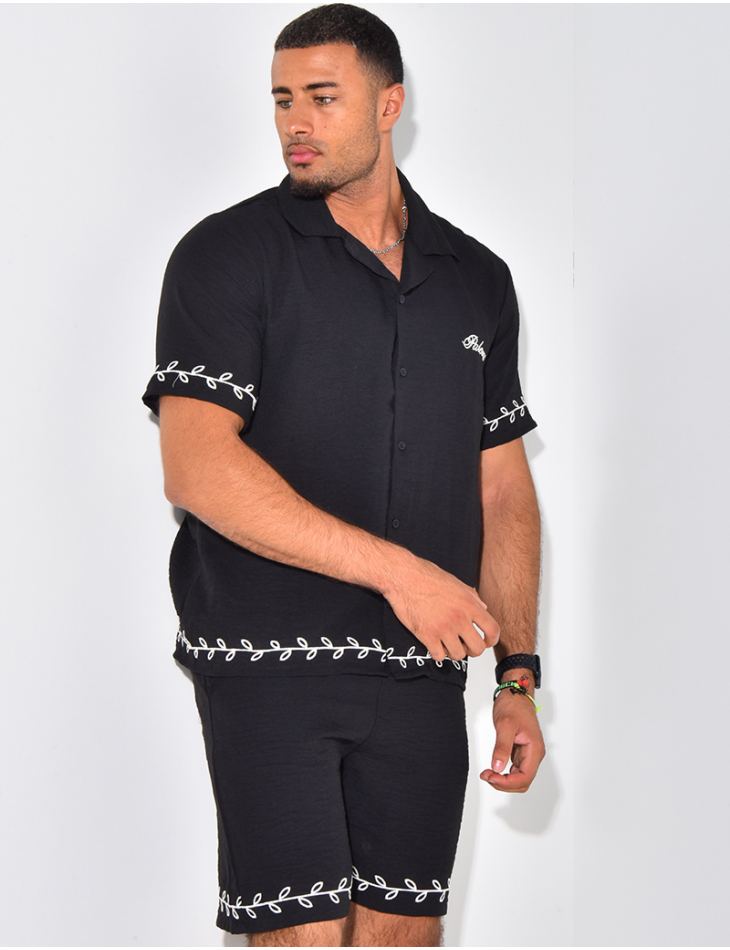 Ensemble short et chemise "Palermo" Ensemble short et chemise "Palermo"