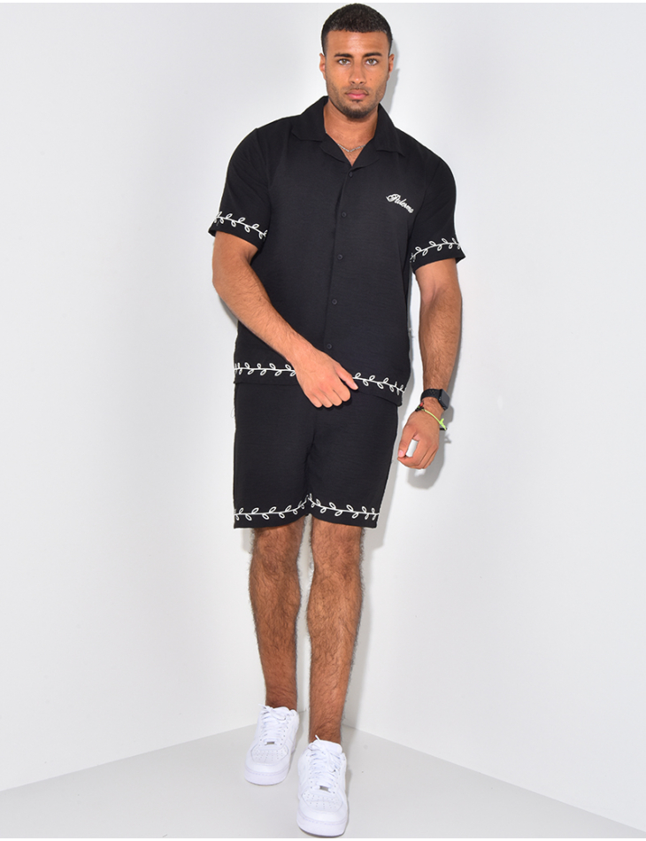 Ensemble short et chemise "Palermo" Ensemble short et chemise "Palermo"