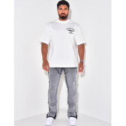 Jeans à tâches de peinture Jeans à tâches de peinture