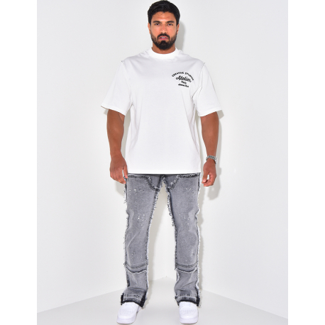 Jeans à tâches de peinture Jeans à tâches de peinture