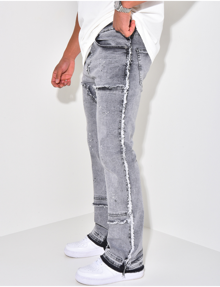 Jeans à tâches de peinture Jeans à tâches de peinture