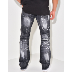 Jeans destroy à tâches de peinture Jeans destroy à tâches de peinture