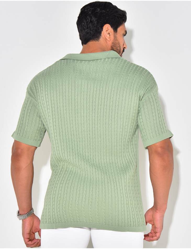 Polo côtelé