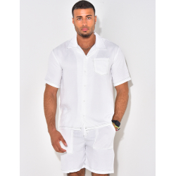 Ensemble short et chemise à poches Ensemble short et chemise à poches